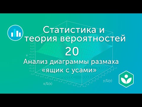 Видео: Анализ диаграммы размаха «ящик с усами» (видео 20) | Статистика и теория вероятностей