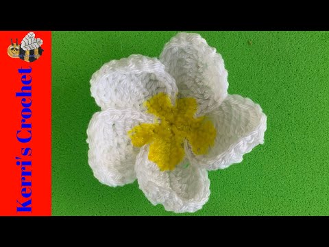 Видео: Узнайте, как связать крючком красивые цветы франжипани — пошаговое руководство по вязанию крючком