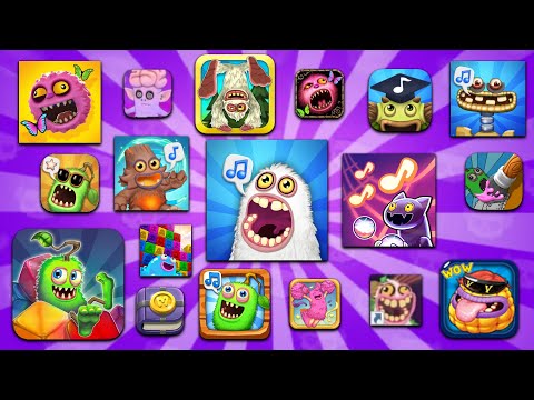 Видео: Все игры серии My Singing Monsters | My Singing Monsters