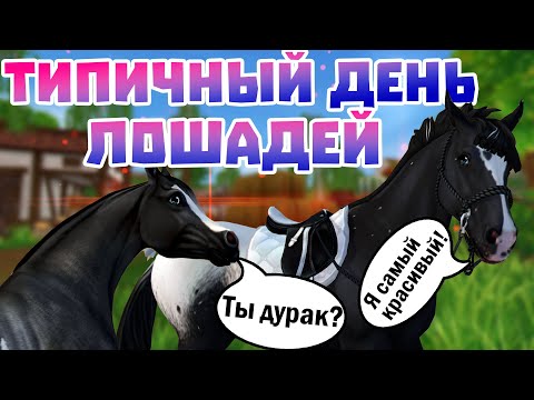 Видео: ТИПИЧНЫЙ ДЕНЬ НАШИХ ЛОШАДЕЙ | ОЗВУЧКА ЛОШАДЕЙ | Star Stable