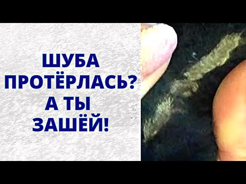 Видео: Шуба протёрлась, что делать Как устранить потёртость на натуральном мехе?