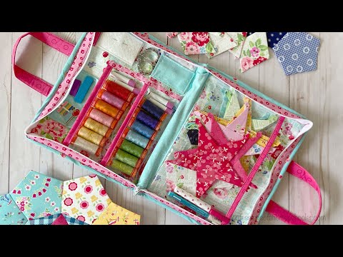 Видео: ЧЕМОДАН ДЛЯ РУКОДЕЛИЯ // Учебник по шитью!