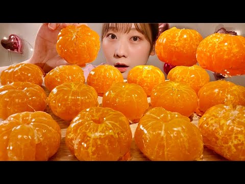 Видео: ASMR Мандарин Тангулу 【русские субтитры】【Mukbang/ Eating Sounds】