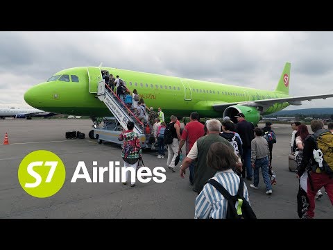 Видео: Перелет Иркутск - Москва на Airbus A321 S7 Airlines