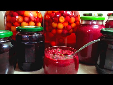 Видео: Заготовки вишни и черешни на зиму 4 способа и ещё кое что интересное☺️🍷/ Georgian cuisine