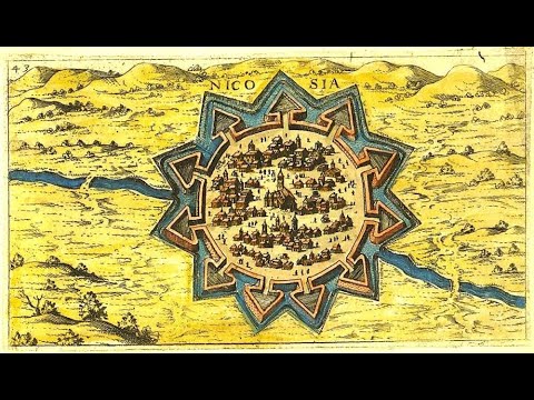 Видео: Никосия, Кипр. Древняя "крепость" звезда.
