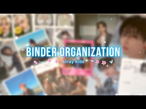 Видео: binder organization | неформатный картон | hyunlix collection [01.07.2023]