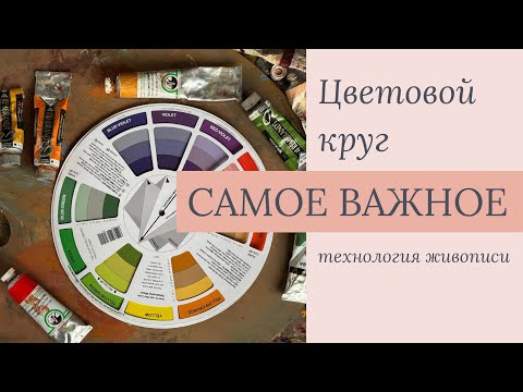 Видео: Смешивание красок по цветовому кругу. ГЛАВНЫЙ СЕКРЕТ подбора красок