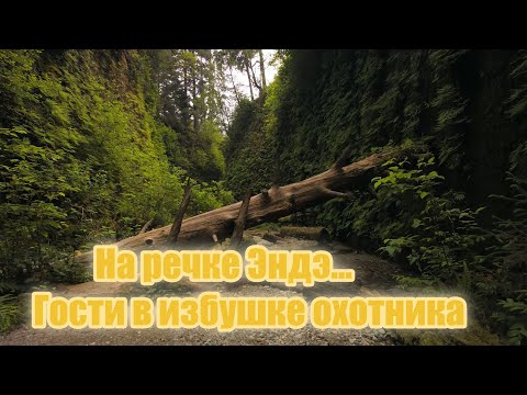 Видео: На речке Энды   Гости в избушке охотника