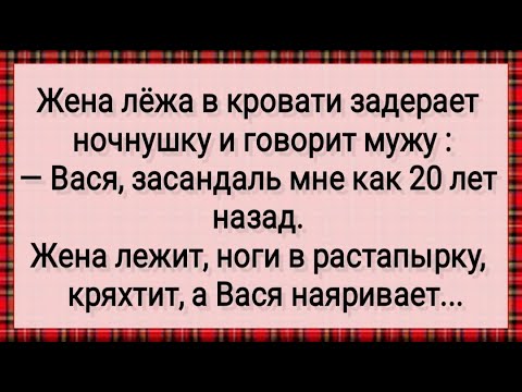 Видео: Как Василий Жене Засандалил! Сборник Свежих Анекдотов! Юмор!