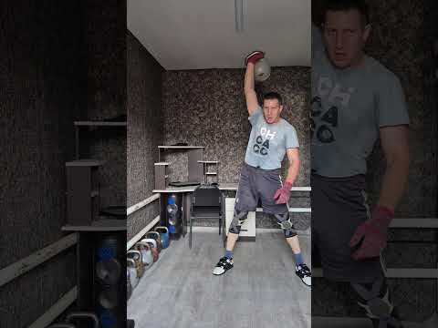 Видео: Гиря 24кг рывок в перчатках 10мин 95+82=177раз. (23.10.2025)