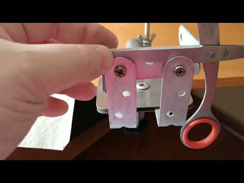 Видео: Приспособа для заточки ножниц