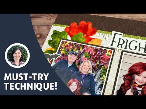 Видео: Самые ЯРКИЕ осенние листья | Идея для скрапбукинга 12x12