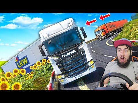 Видео: АДСКИЙ СПУСК И ПОВОРОТ - ЖЕСТКИЕ ДОРОГИ ИНДИИ ПО СЕТИ ETS 2 ПО СЕТИ - EURO TRUCK SIMULATOR 2 + РУЛЬ