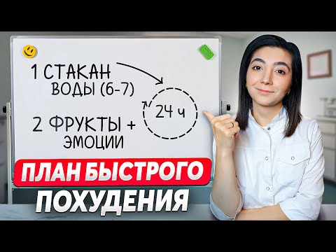 Видео: Как БЫСТРО похудеть на 6-10 кг за месяц? Подробный план