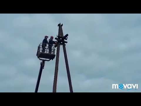 Видео: Установка завышенной жб опоры с приставками
