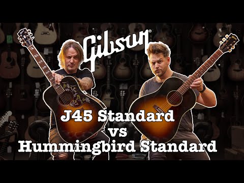 Видео: Gibson J45 против Gibson Hummingbird | Mooloolaba Music