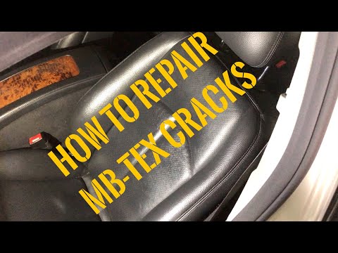 Видео: Как отремонтировать трещины на MB-Tex с помощью набора для ремонта кожи — Mercedes Upholstery Rep...