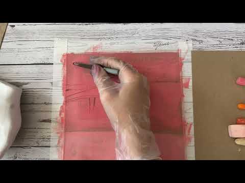 Видео: Рисуем летний вечерний пейзаж. Выбираем поверхность. Грунт или гуашь?