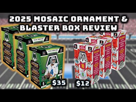 Видео: Наш первый взгляд на MOSAIC FOOTBALL! Обзор Mosaic Ornament Box и Blaster Box 2025!