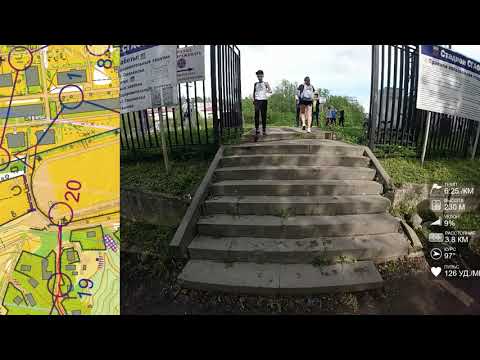 Видео: Спортивное ориентирование (headcam orienteering) - Sprint Tour II этап, Смоленск - 19.05.2021