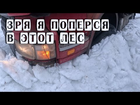 Видео: Сильно застрял в лесу. Вытекла гидравлика