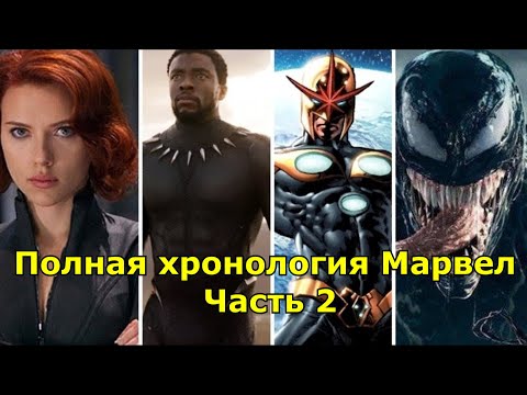 Видео: Полная хронология событий Киновселенной Марвел (Часть 2)