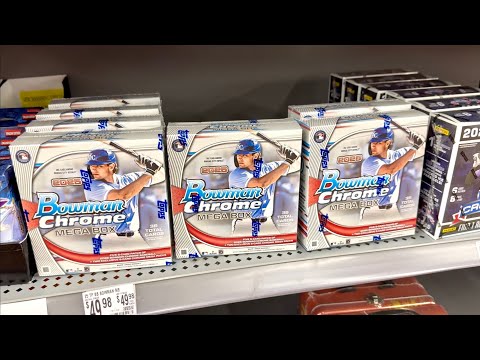 Видео: В WALMART ЕСТЬ МЕГАЯЩИКИ BOWMAN CHROME!