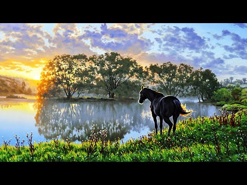 Видео: Летние пейзажи художника Алексея Адамова