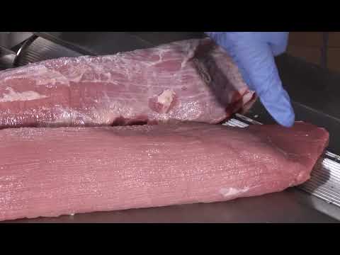 Видео: Машина для зняття шкіри м'яса комбінована MAJA ESB-V