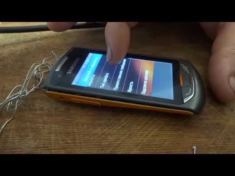 Видео: Не работает подсветка  дисплея Samsung S5620