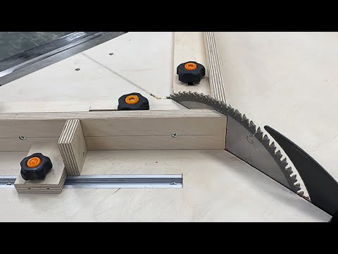 Видео: Салазки 45°, верные основам / апгрейд настольной пилы