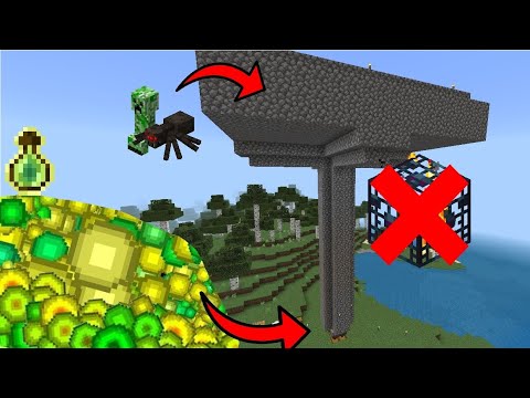 Видео: РАБОЧАЯ ФЕРМА ОПЫТА БЕЗ СПАВНЕРА В МАЙНКРАФТ БЕДРОК 1.21+