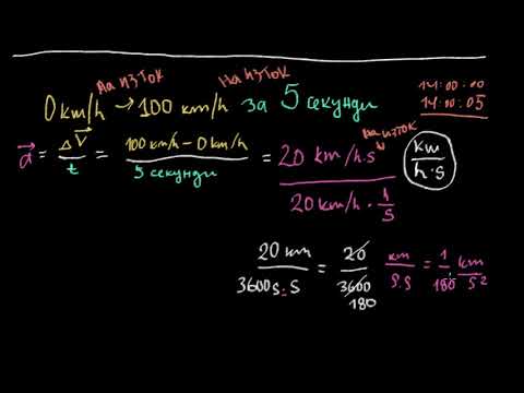 Видео: Ускорение | Физика | Кан Академия