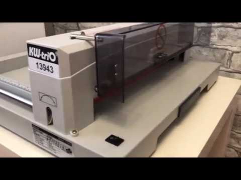 Видео: Резак для бумаги KW-TRIO 13943