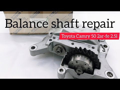 Видео: Balance shaft repair Toyota Camry 50. 2.5 2AR. Балансировочный вал Тойота