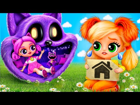 Видео: Мы строим дом для КэтНэп! Семья КэтНэпа УДОЧЕРИЛА ДогДэй! Smiling Critters