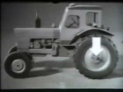 Видео: Колёсные ТРАКТОРЫ! Ходовая ЧАСТЬ! Снято в СССР - 1972!