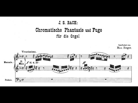 Видео: Регер-Бах - Хроматическая фантазия и фуга ре-минор для органа (BWV 903) - Nicolas Kynaston