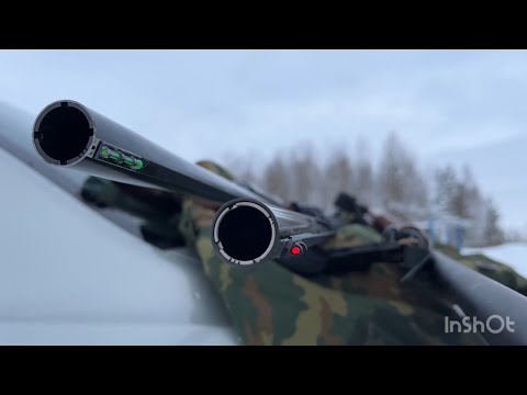 Видео: Отстрел ружей Benelli, Browning, МР 155 полным чеком. Измерения дульных сужений и общий анализ.