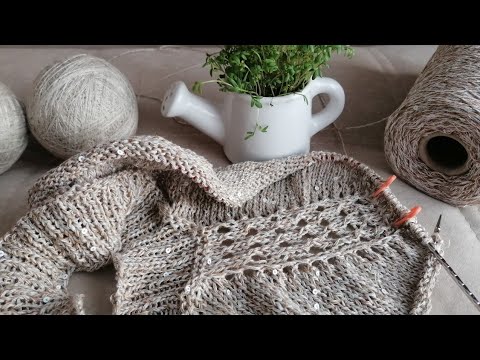 Видео: ВЯЗАНИЕ 🧶 Продвигаю джемпер КАПЕЛЬ. Как делаю ПРИБАВКИ на плече.