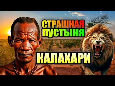 Видео: СТРАШНАЯ ПУСТЫНЯ КАЛАХАРИ!!! Гиблое Место Африки!!! #африка