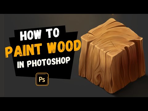 Видео: Как нарисовать дерево в Photoshop // материаловедение #четыренеделиисследований