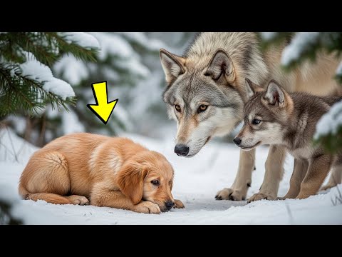Видео: Домашний ЩЕНОК спас волчью стаю. История, которая потрясет ВАС!