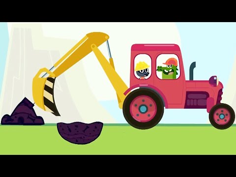 Видео: ТАЧКИ - ТАЧКИ - Строим дом: Трактор, Экскаватор, Бетономешалка, Самосвал (17 серия) Мультик детям