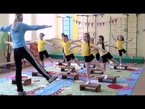 Видео: Степ-аэробика - старшая группа "Солнышко"