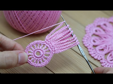 Видео: Что-то новенькое!!!  Красивый УЗОР вязание крючком Super Beautiful Flowers Crochet Pattern knitting