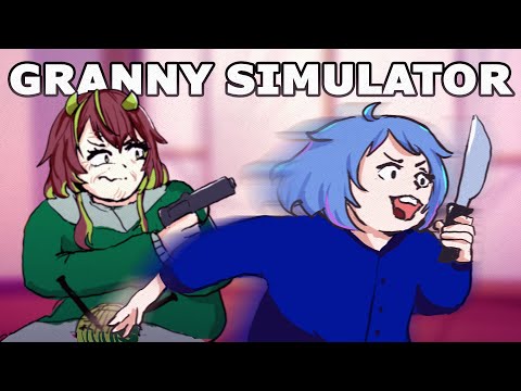 Видео: 【Granny Simulator】Убегаю от бабки! | Mana Re. & St. Amina Re.