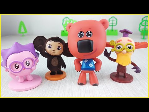 Видео: Кеша и его друзья Малышарики, Фиксики, Чебурашка и Лисичка! 🎥 Сборник лучших серий про Ми-ми-мишек 🐻