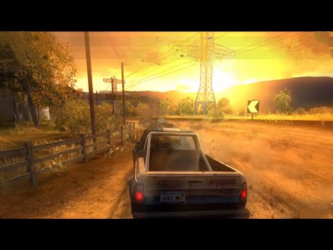 Видео: 218. Пыльная гонка на закате. Dusty Sunset Race. Гонка. Онлайн. FlatOut 2.